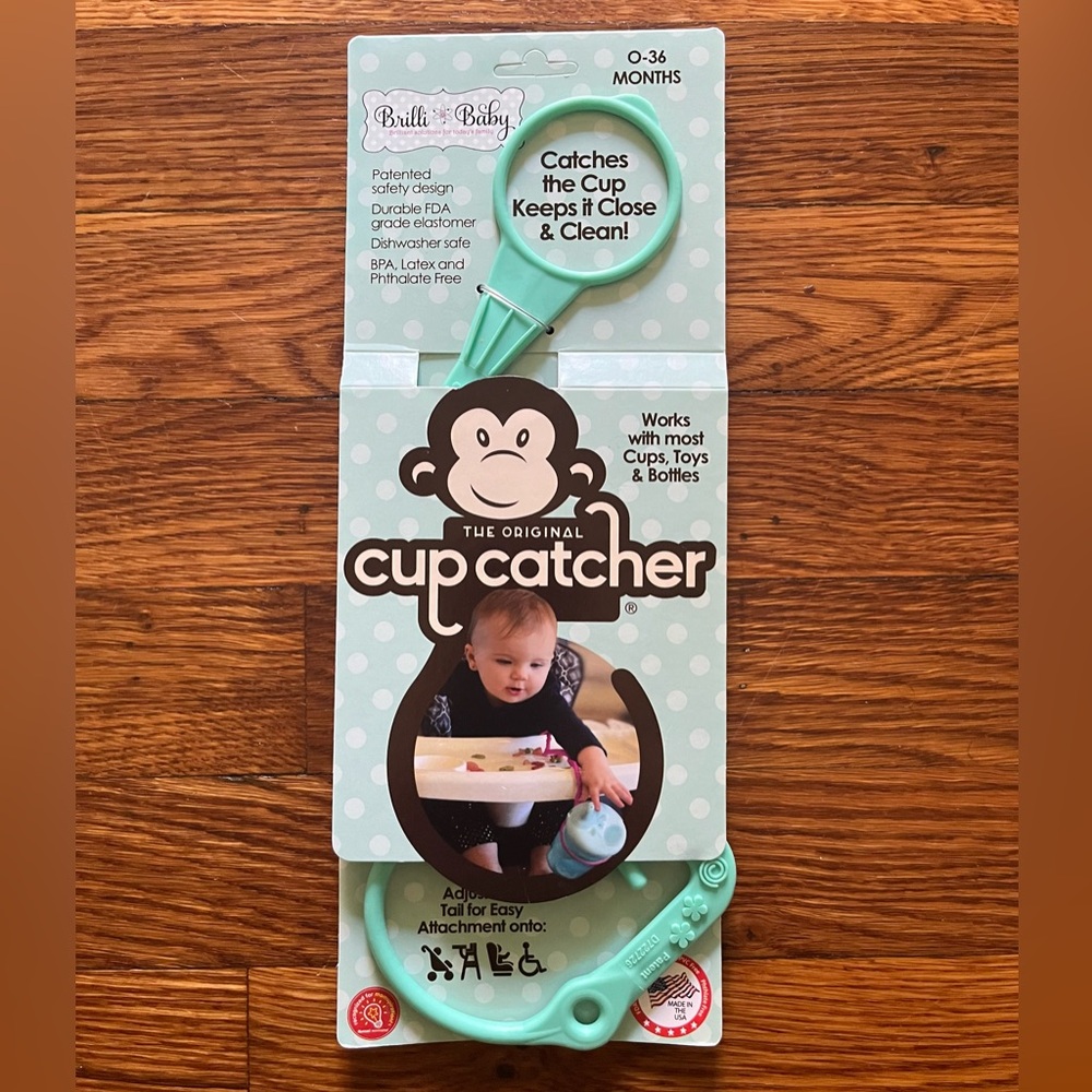 NWT Brilli Baby Original Cup Catcher Made in the USA